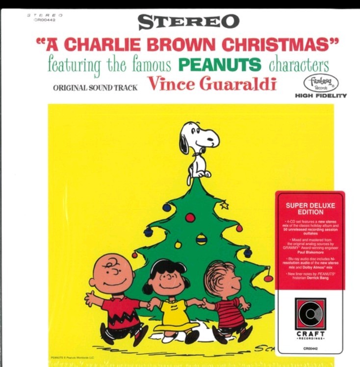 NEW "A Charlie Brown Christmas" Super Deluxe Edition 4 CD Blu-ray Audio Box Set