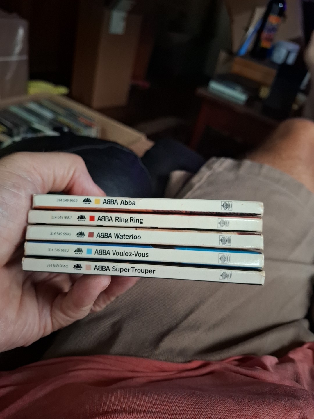 ABBA Lot Of 5 CDs - 2001 Remasters With Bonus Tracks Complete With All Booklets.