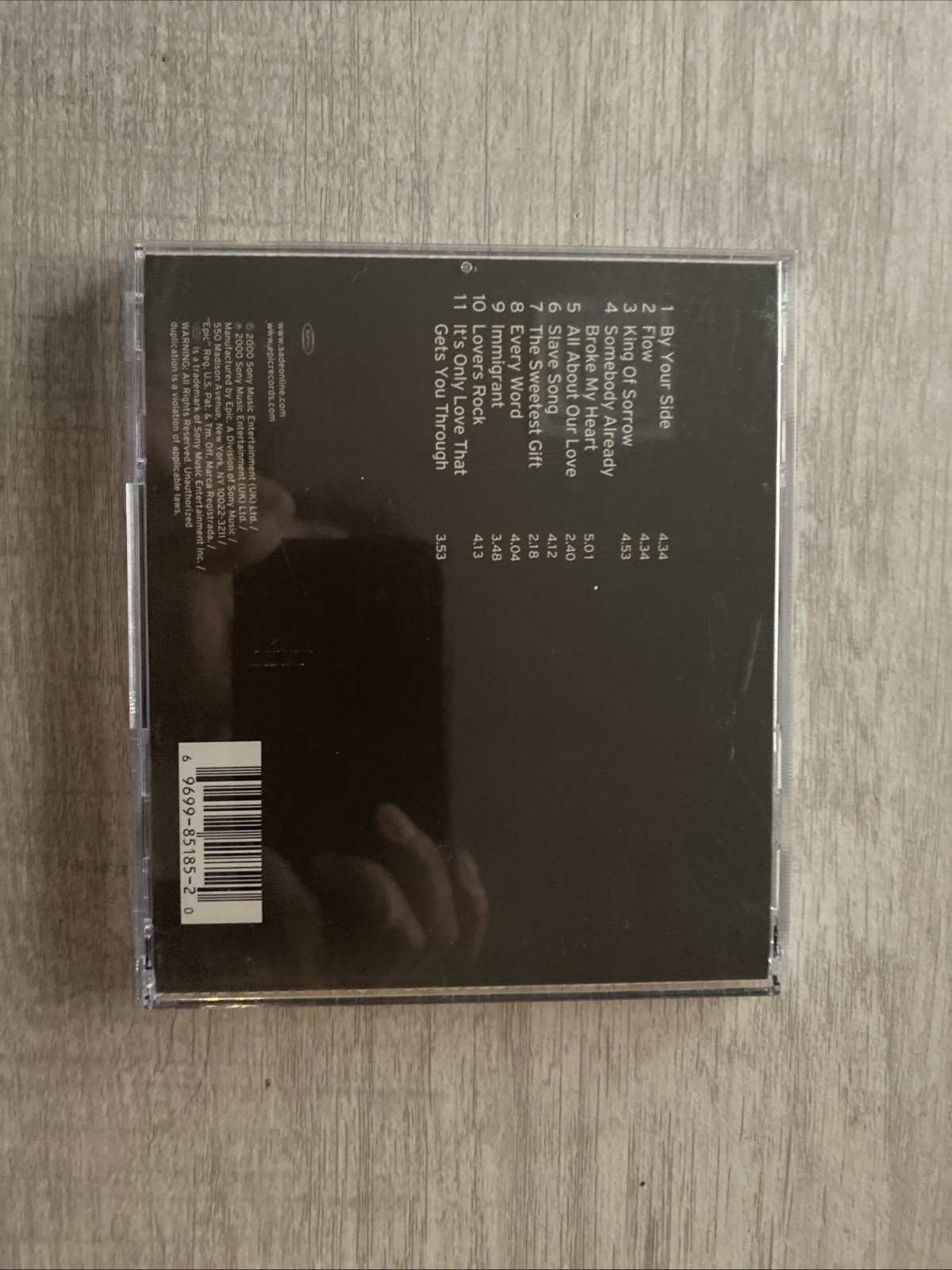 LOT OF 2 SADE CDs Lovers Rock The Best Of Safe CDs NM/M-
