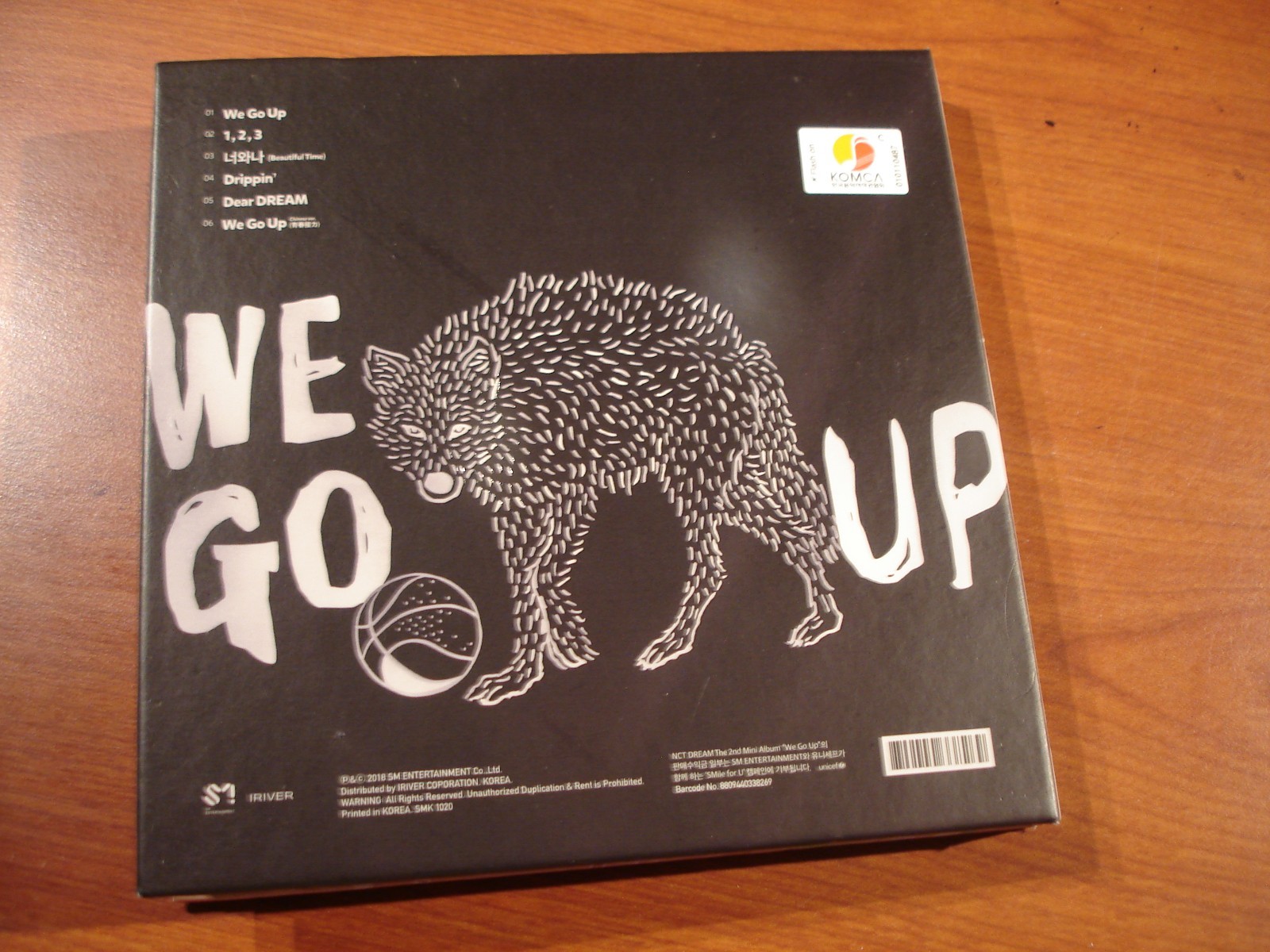 NCT DREAM – We Go Up ( 2018 K-Pop CD S.M. Entertainment SMK-1020)