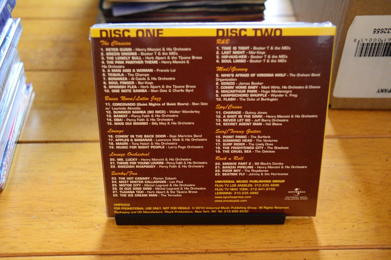 VARIOUS "INSTRUMENTAL HITS AND GEMS OF THE 1950s & 1960s" CD [NEW] 2 DISC [211a]