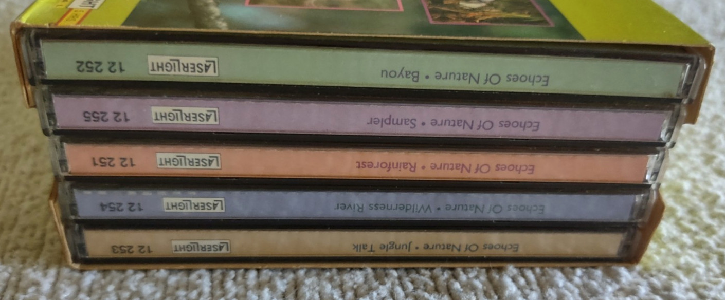 Echoes Of Nature-Natural Sounds Of The Wilderness 5 CD Set VG+ Discs