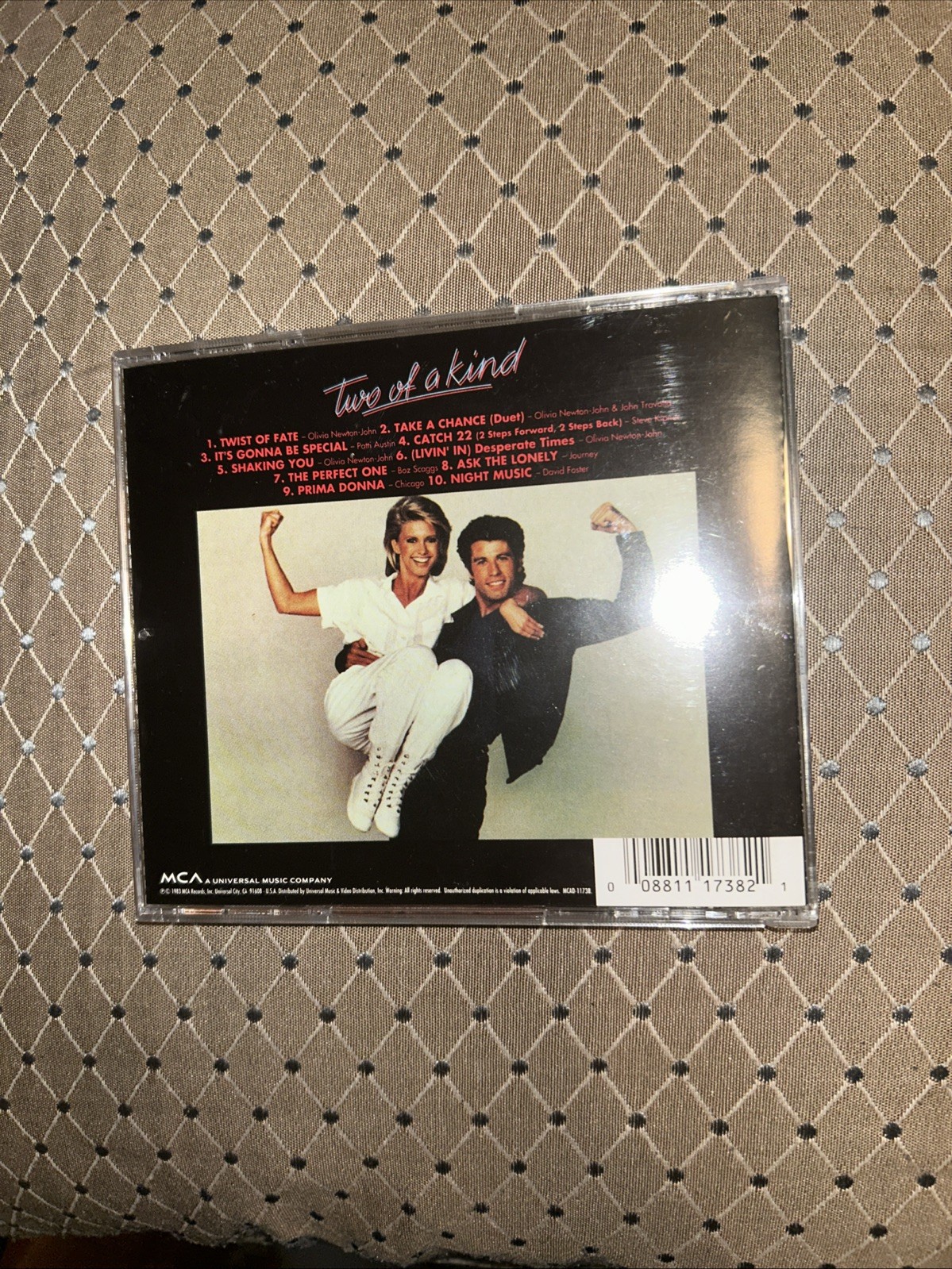 Two Of A Kind CD Soundtrack Exc *Rare OLIVIA 80s Twist Of Fate -Desperate Times