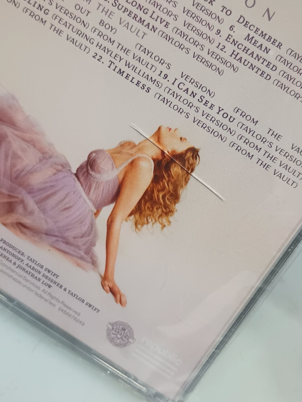 Taylor Swift – Speak Now (Taylor's Version) CD 2023 Pop Republic Records