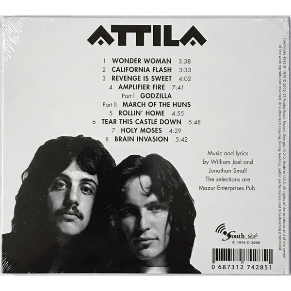 ATTILA CD 1970 U.S. hard rock organ early Billy Joel reissue sealed