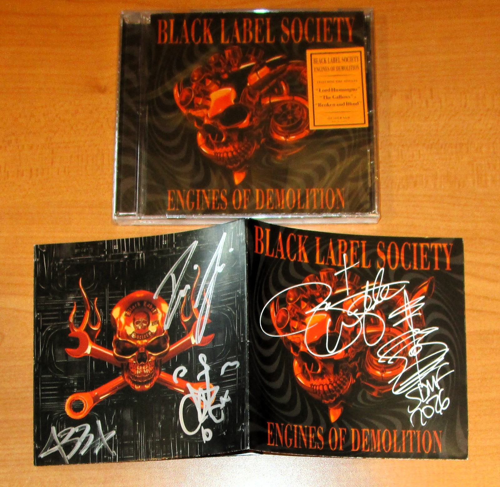 BLACK LABEL SOCIETY - ENGINES OF DEMOLITION - BRAND NEW BAND SIGNED CD - NEW