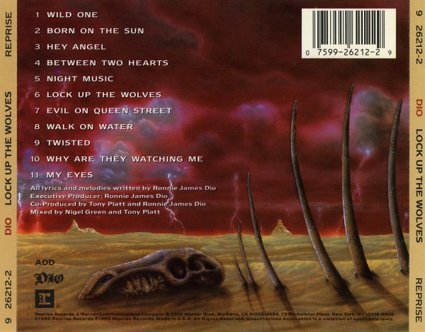 Lock up the Wolves by Dio (CD, May-1990, Reprise)