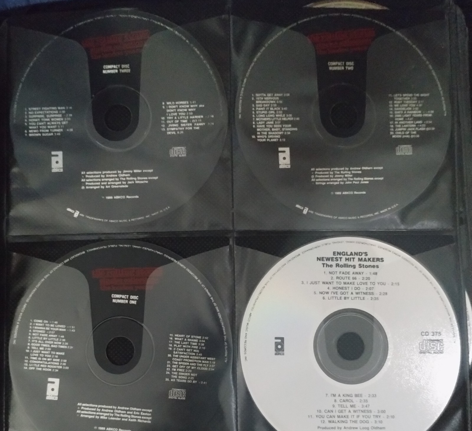 Huge ROLLING STONES CD Collection / Includes Original Discs, Box Sets, Rarities!