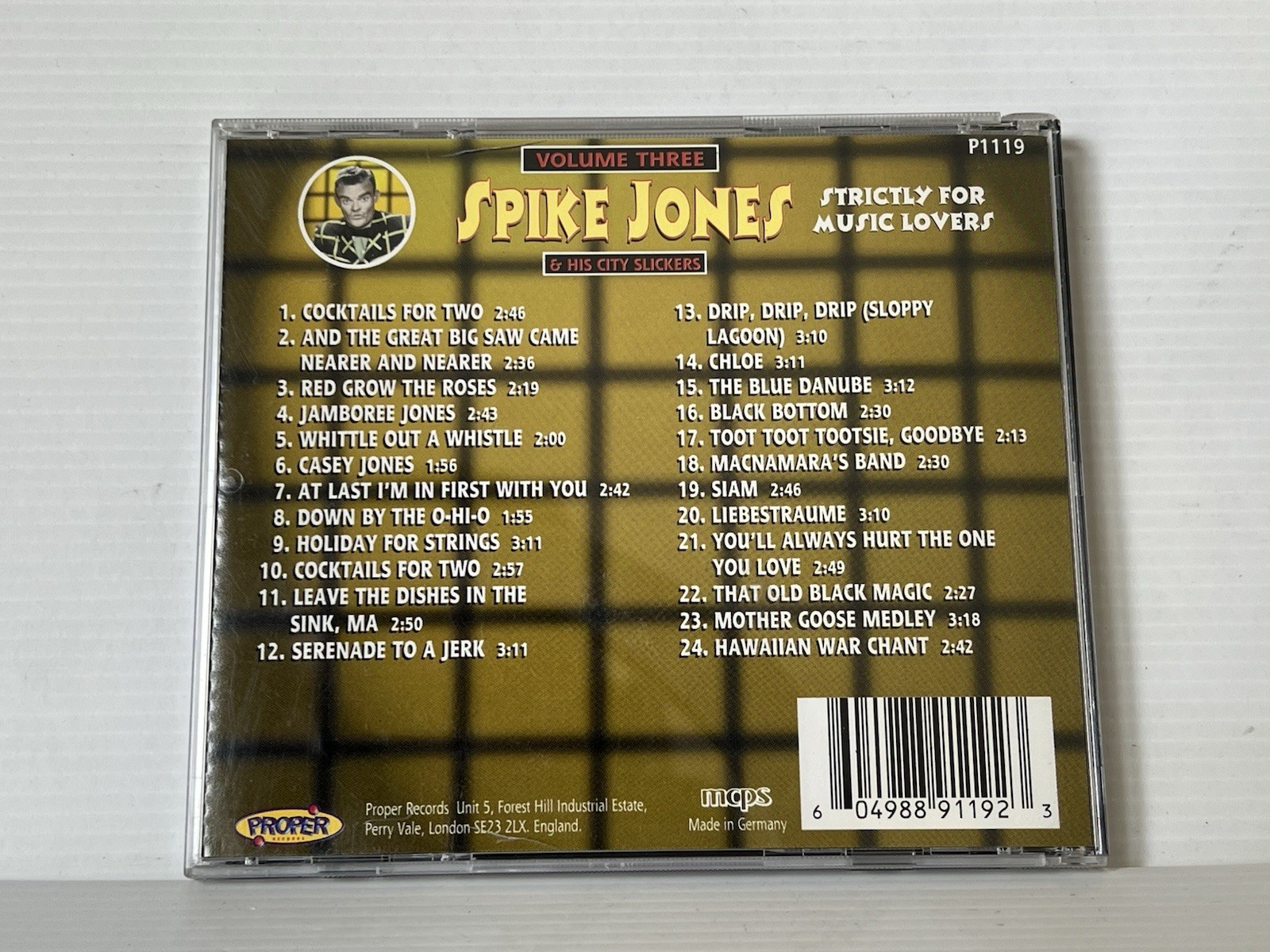 Spike Jones CD Bundle Strictly For Music Lovers Vol 1 2 3 Comedy Novelty