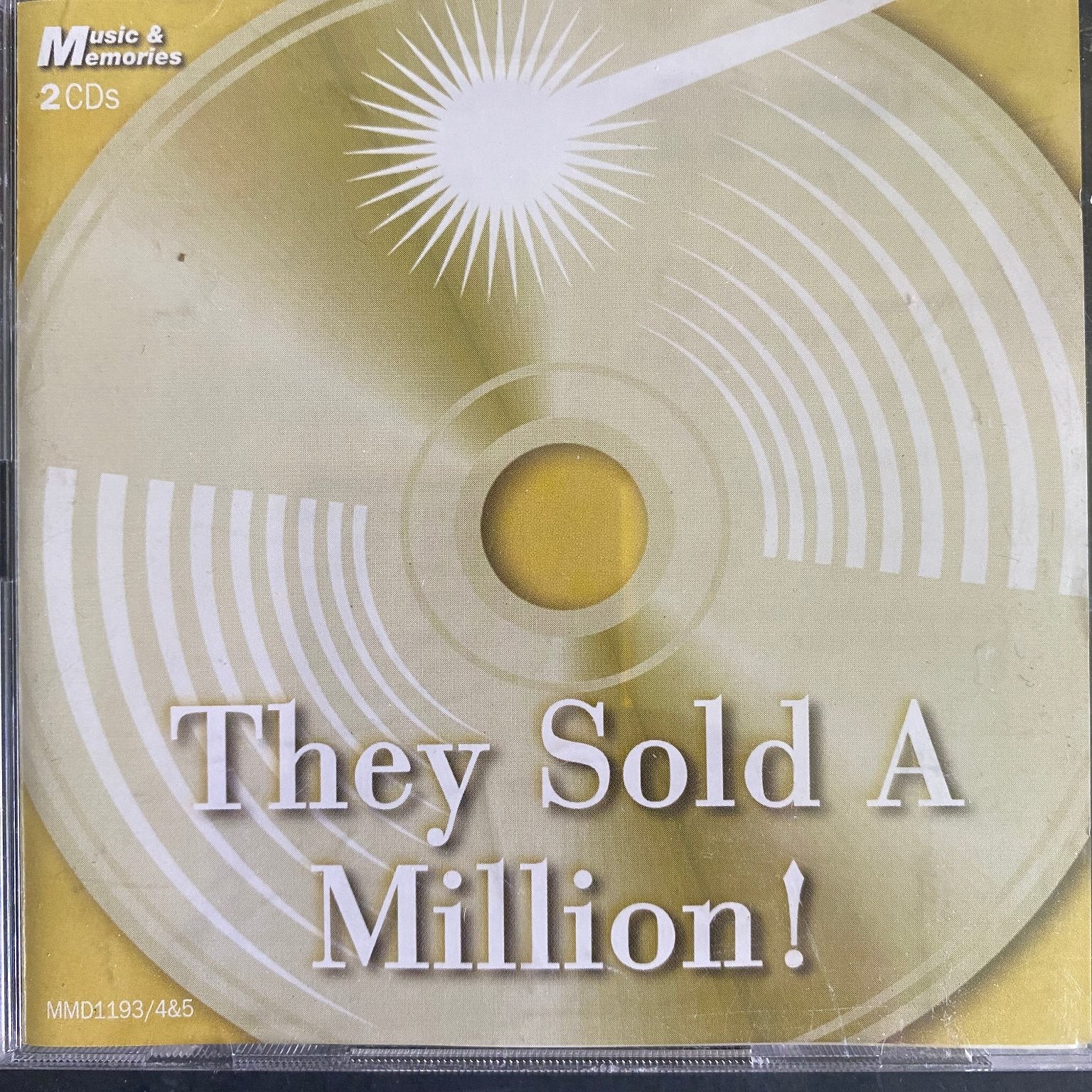 They Sold A Million! CD 2002 Pop Vocal Easy Listening Music & Memories