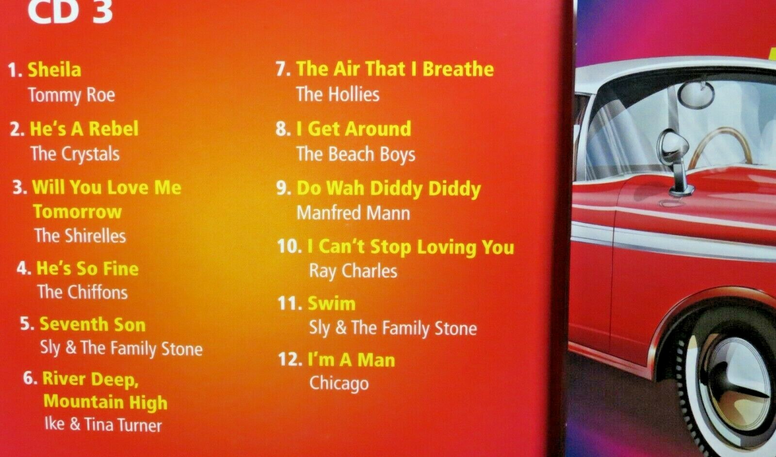 BEST OF 60'S ROCK N ROLL 5 CDS BOX NEW! Tom Jones, Beach Boys, Dion, 60 Tracks