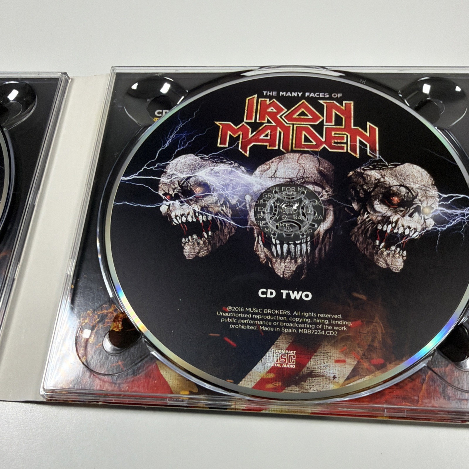 Lot Of 7 Iron Maiden Cd Albums Mint Discs Complete Clean 10 Disc Set Rare HTF