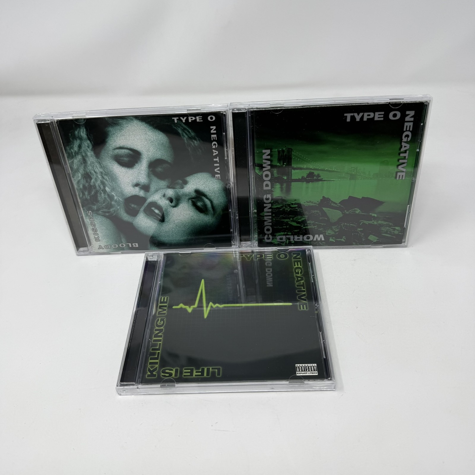 Type O Negative - Bloody & World Coming Down (Sonopress) Life Killing (3 CD Lot)