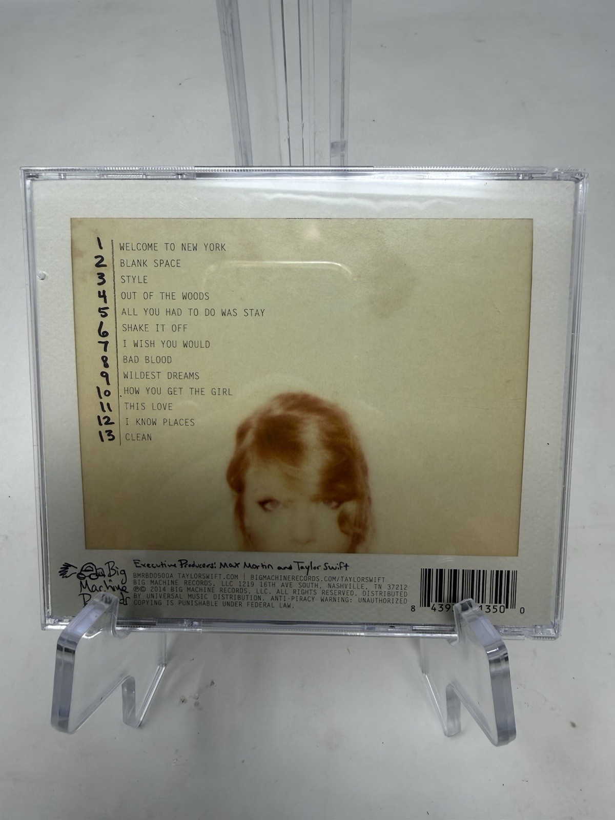 Taylor Swift 1989 CD with Slipcover and 13 Photos #40-52 Polaroids DLX 2014