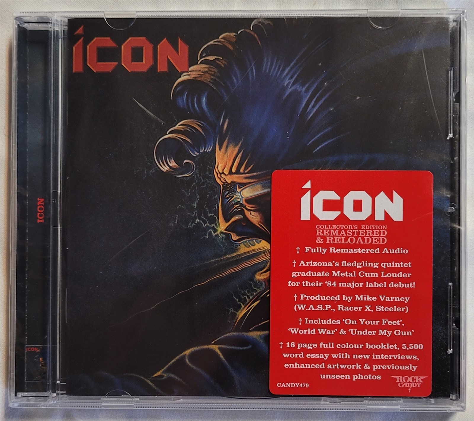 Icon S/T New CD Rock Candy Hard Rock Glam self titled 1984 same