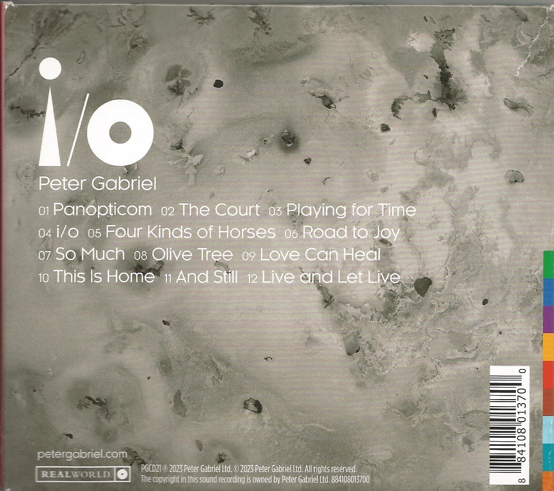 2 CDs Peter Gabriel i/o 2023 Excellent USA Genesis