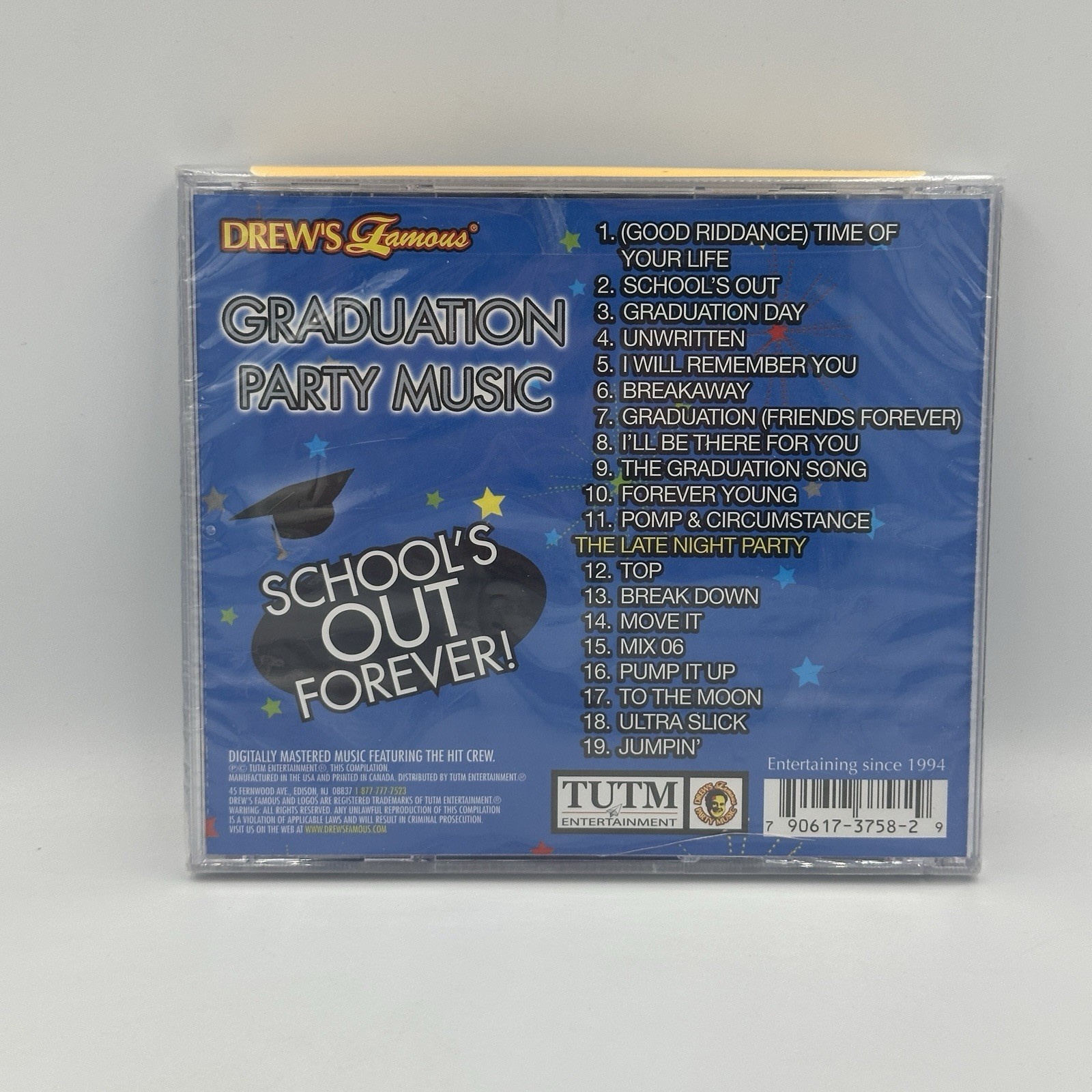 Graduation 2009 Party Music [Audio CD, New, Sealed] Drew's Famous The Hit Crew