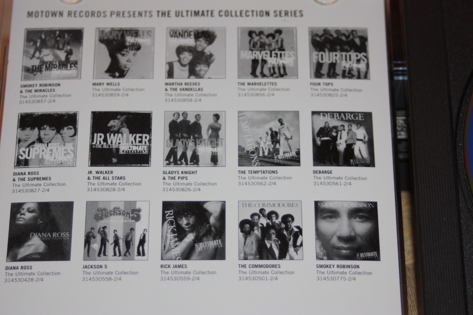 The Ultimate Collection "Motown Sampler Winter 1998" CD Promo Only