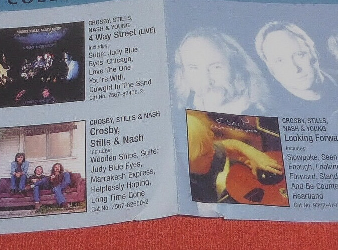 CROSBY STILLS & NASH (CSN) CD X 2 (IN DOUBLE JEWEL CASE) - CARRY ON