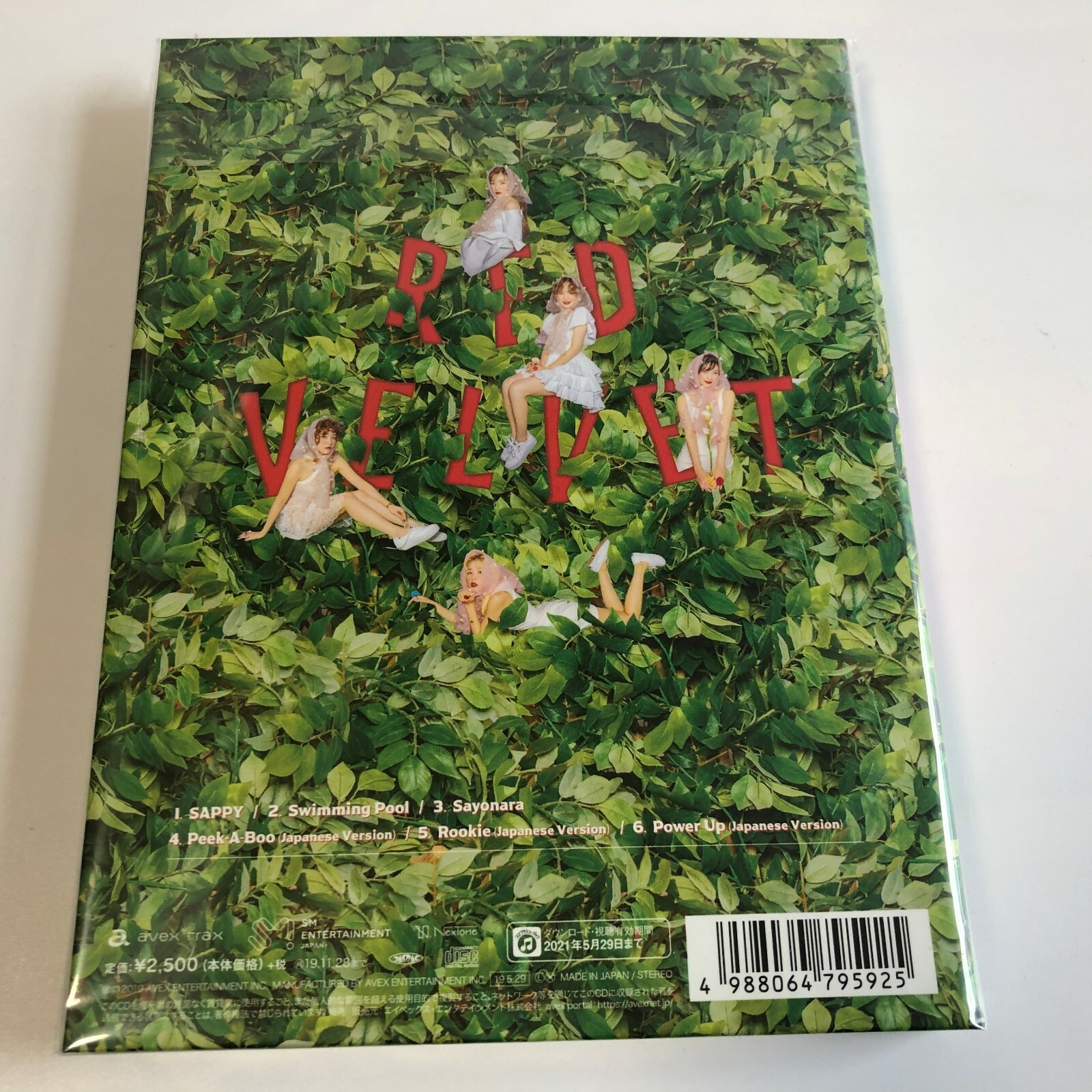 Red Velvet Sappy First Limited Edition JAPAN CD+1PHOTOCARD+36pBOOKLET