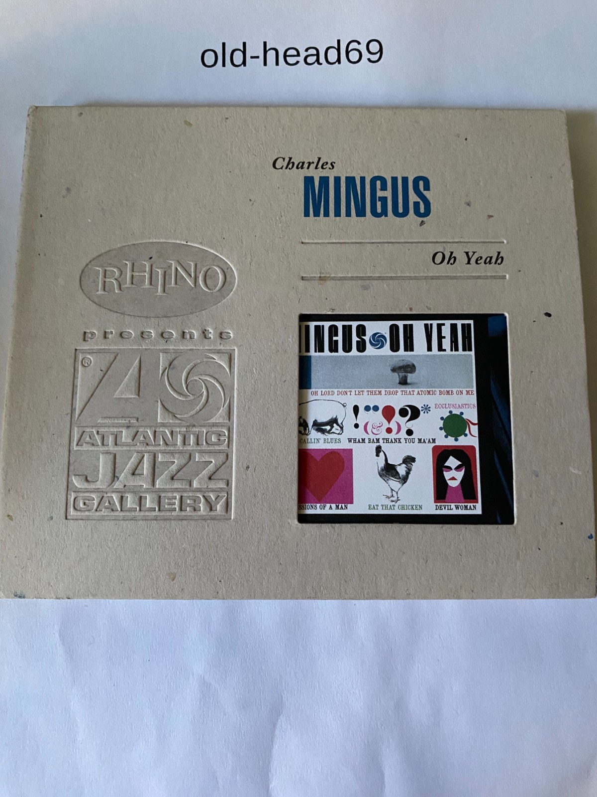 Oh Yeah by Charles Mingus (CD, Feb-1999, Rhino (Label)) + 3 bonus tracks