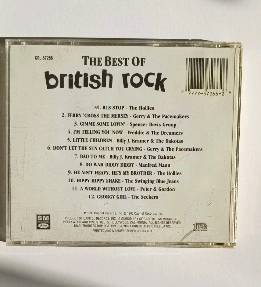 Best of British Rock The Seekers, Peter & Gordon The Hollies Gary and the Pacem+