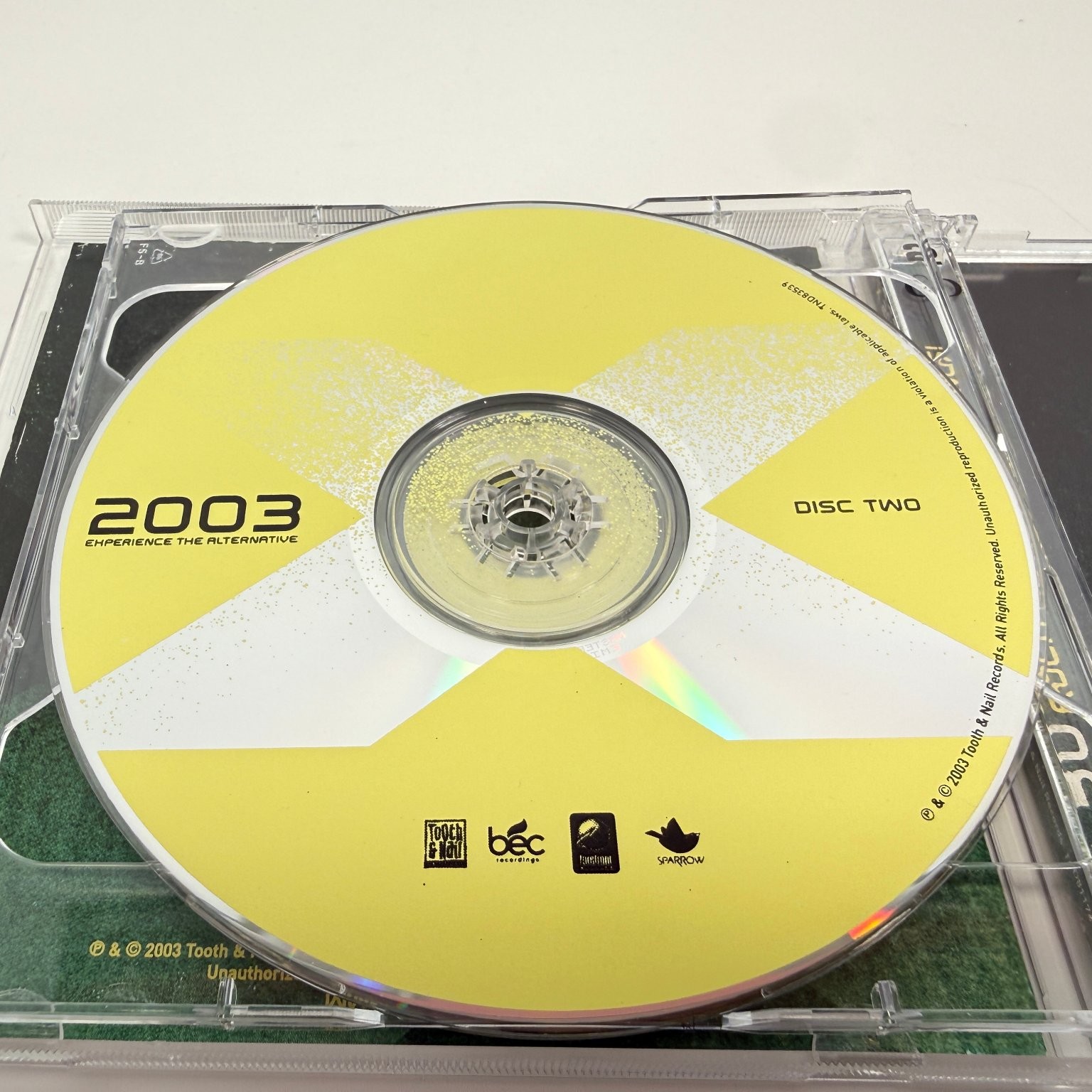 X 2003 Experience The Alternative 2xCD Compilation Christian Rock Tooth & Nail