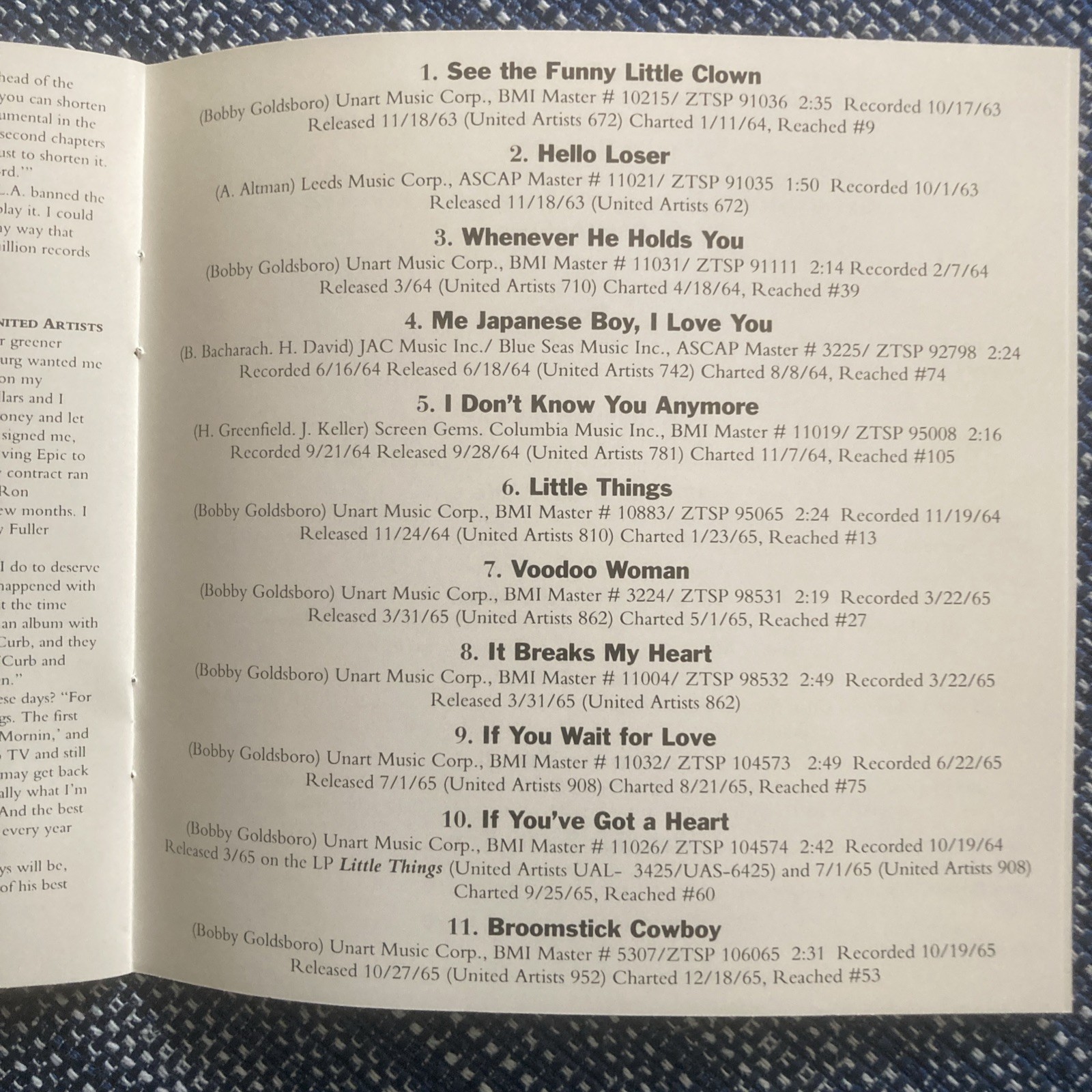 The Best Of Bobby Goldsboro: Honey Cd