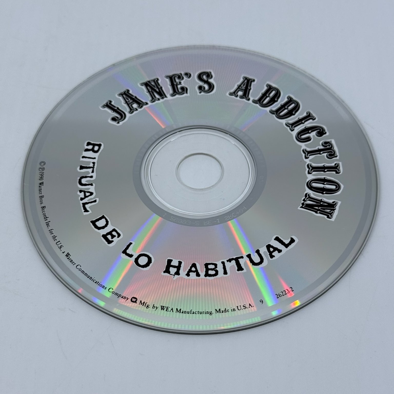Jane's Addiction – Ritual de lo Habitual CD 1990 Alt Rock Warner Bros. USA