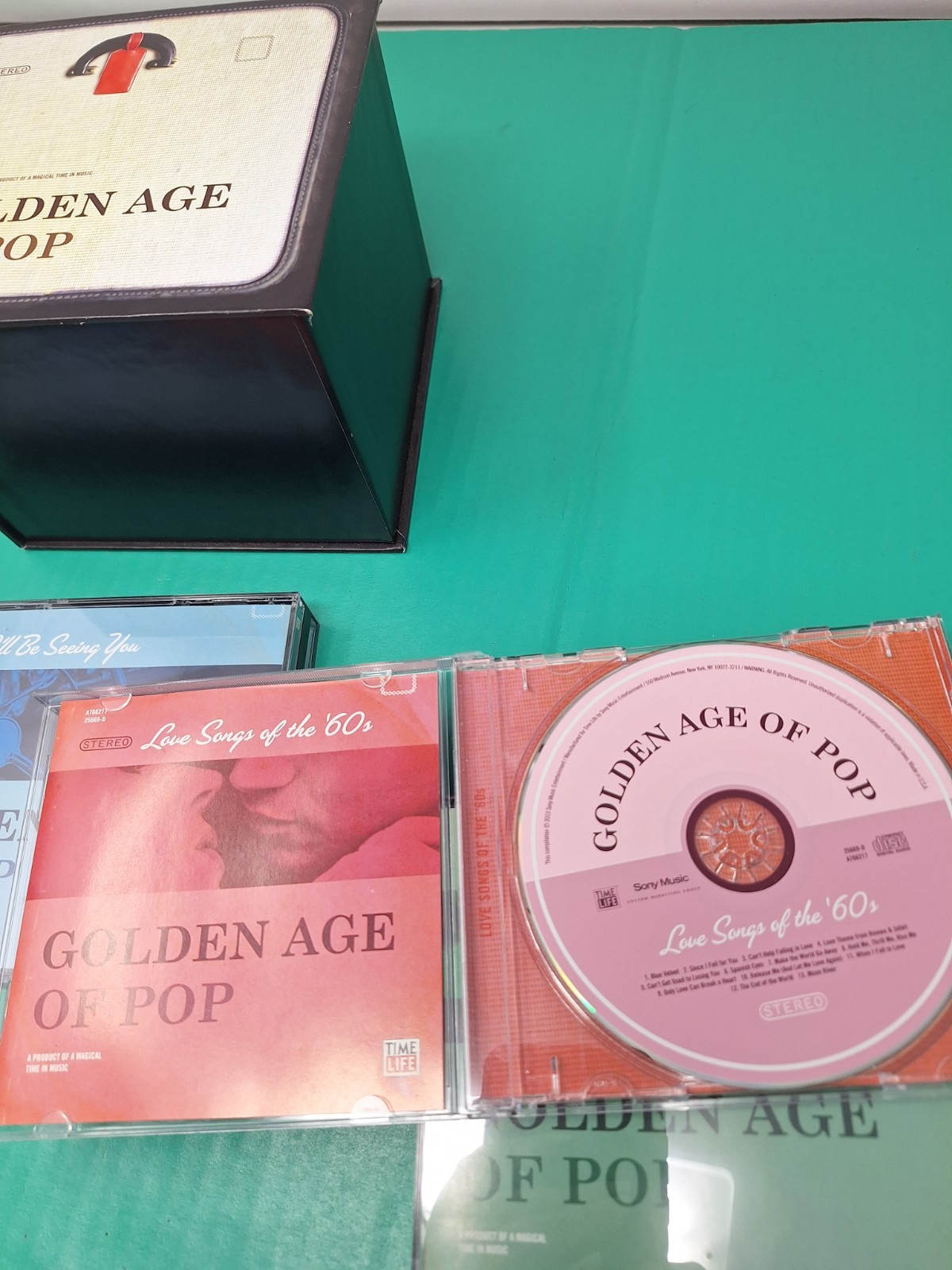 Golden Age of Pop 10 CD Box Set Time-Life 145 Songs 1950s-1960s Various Artists