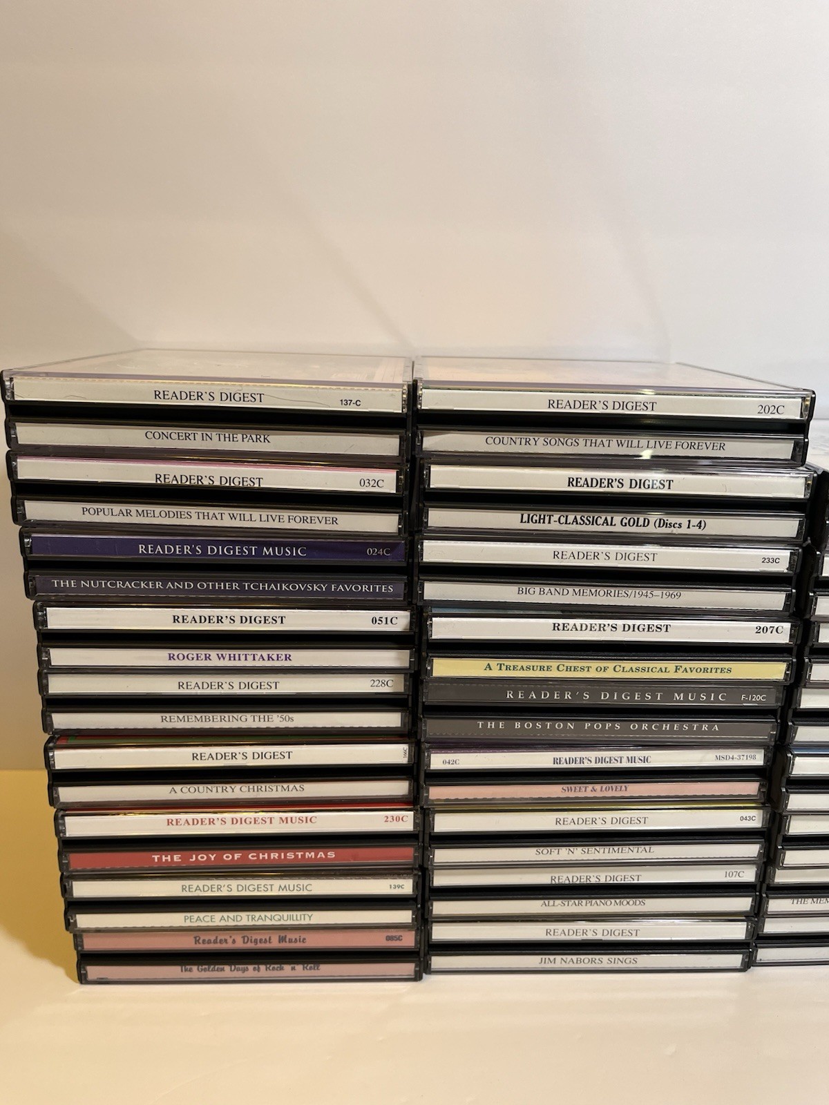 Readers Digest Music - 34 Title CD Lot - 127 Discs Total - Excellent Condition!