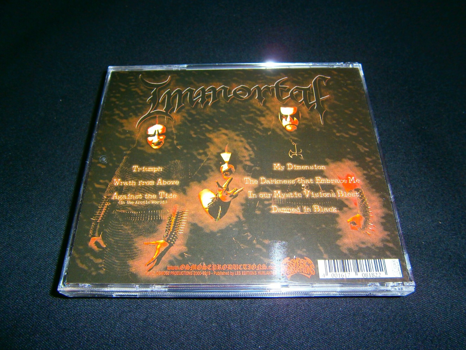 IMMORTAL - Damned in Black. CD
