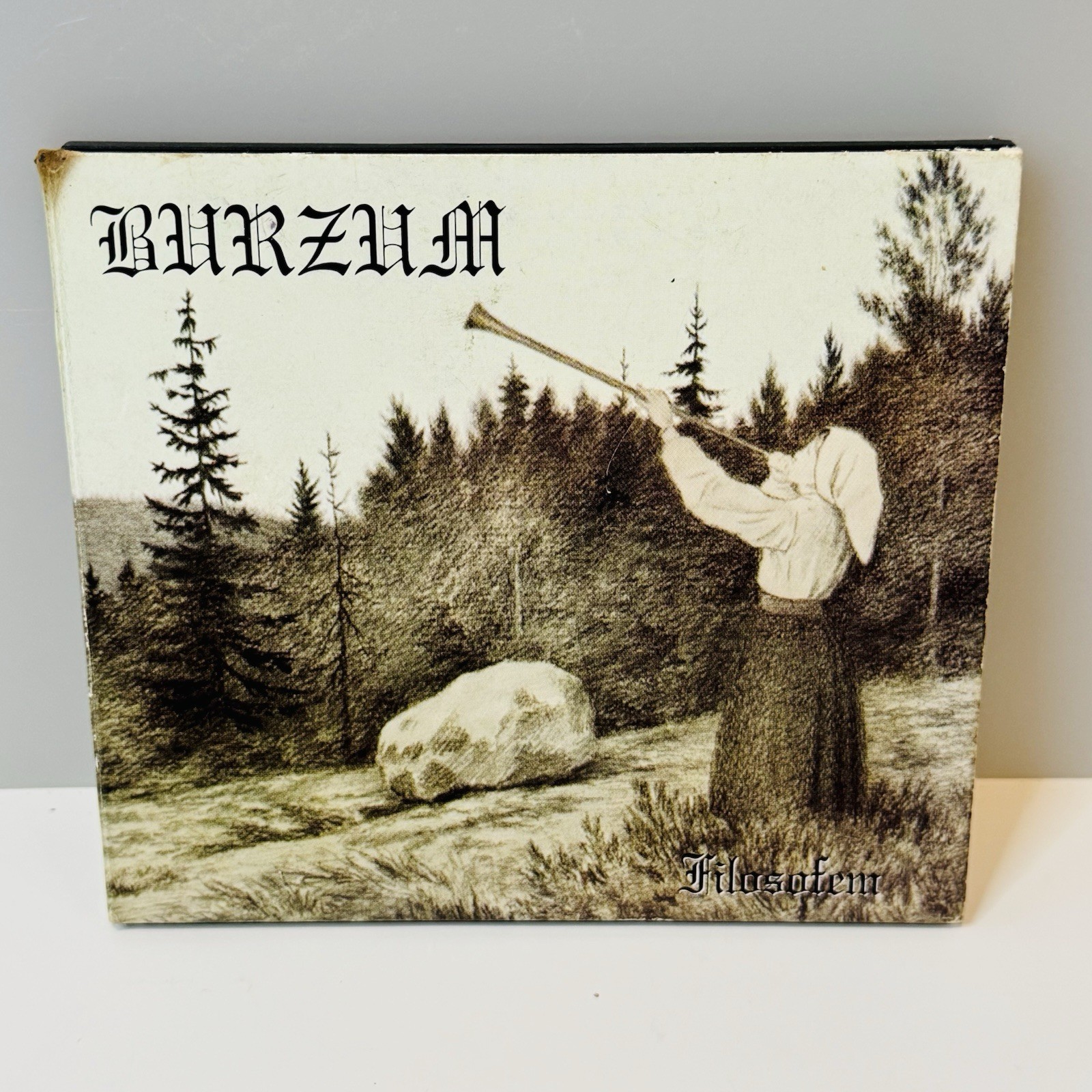 1Burzum - Filosofem CD Digipak 1996 First Pressing Misanthropy - Case Damage