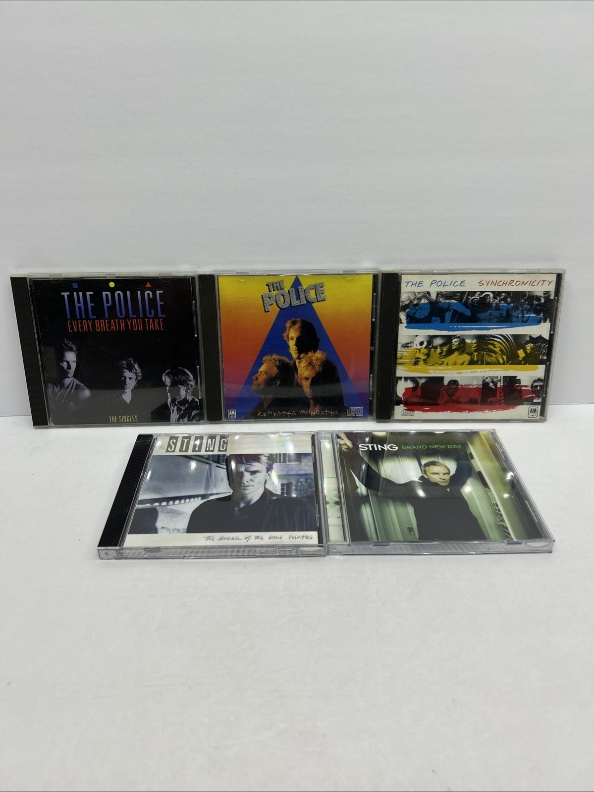 THE POLICE & STING LOT OF 5 CD’S NEW WAVE / POP ROCK See Photos For Titles