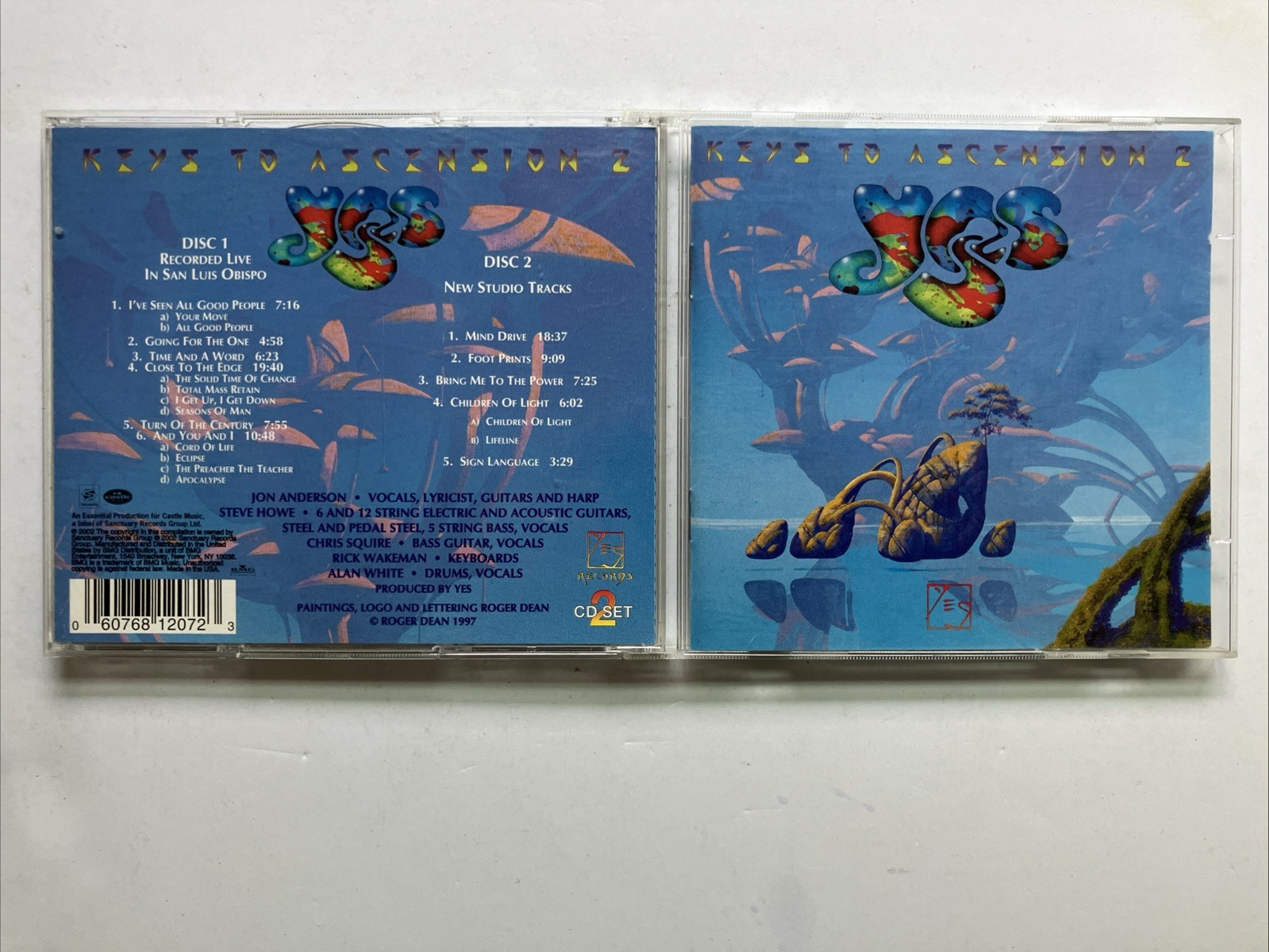 Keys to Ascension 2 by Yes (CD, Oct-2002, 2 Discs, Sanctuary (USA) Great Cond.