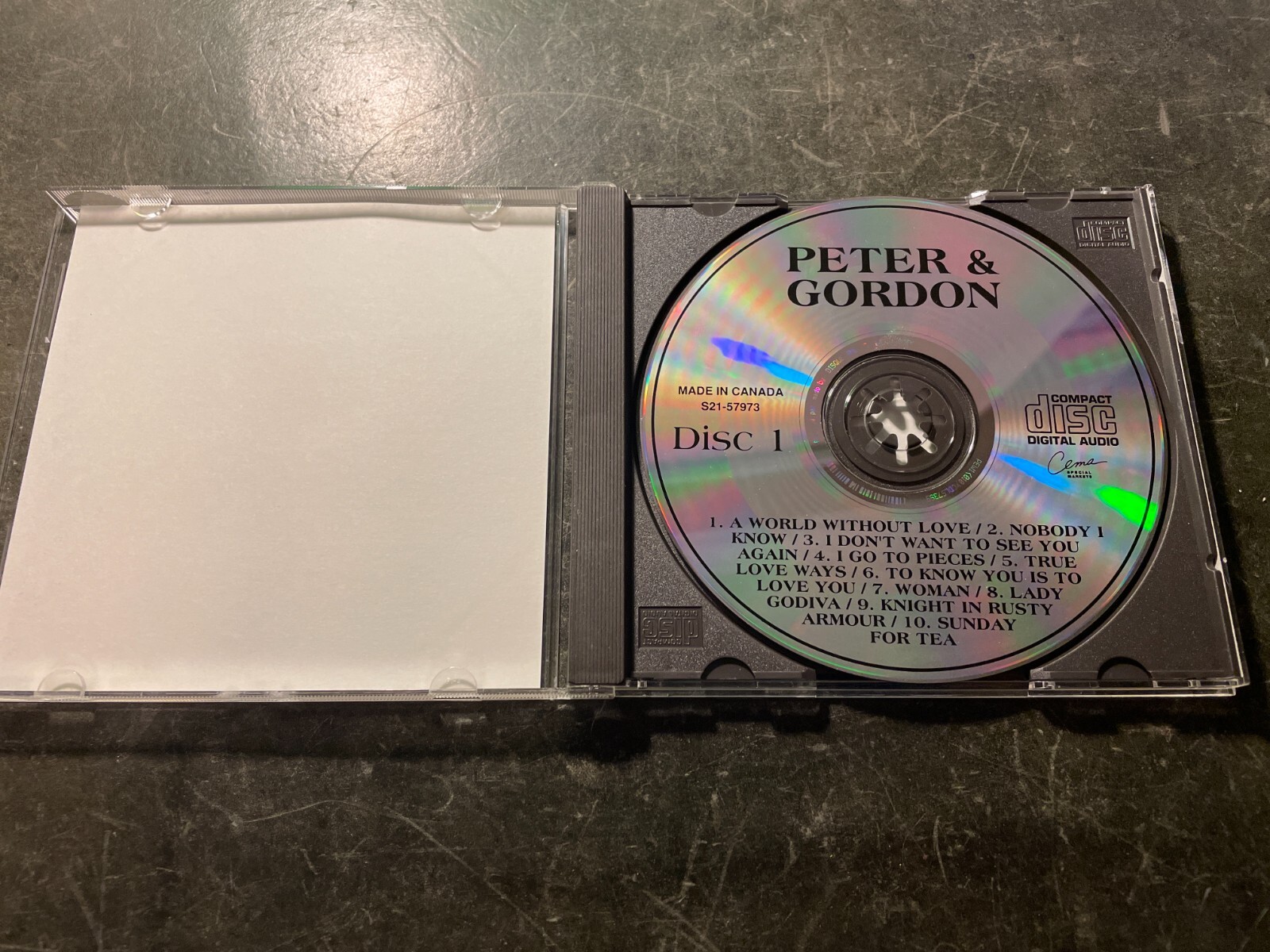 All Time Greatest Hits of Peter & Gordon CD, CEMA, 1992