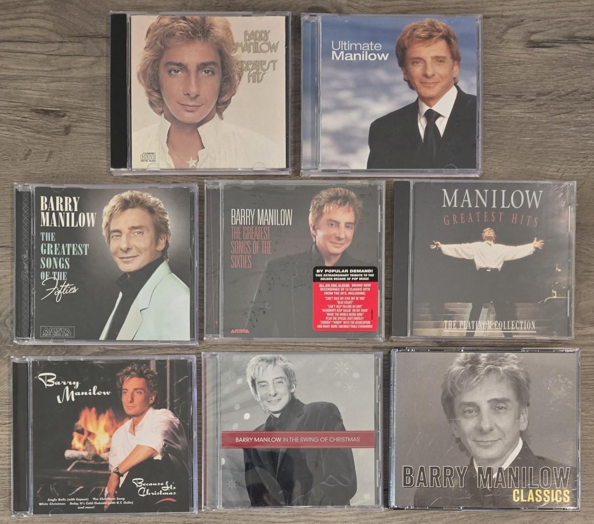 Barry Manilow CD Lot 10 Disc Classics Greatest Hits Ultimate Platinum Collection