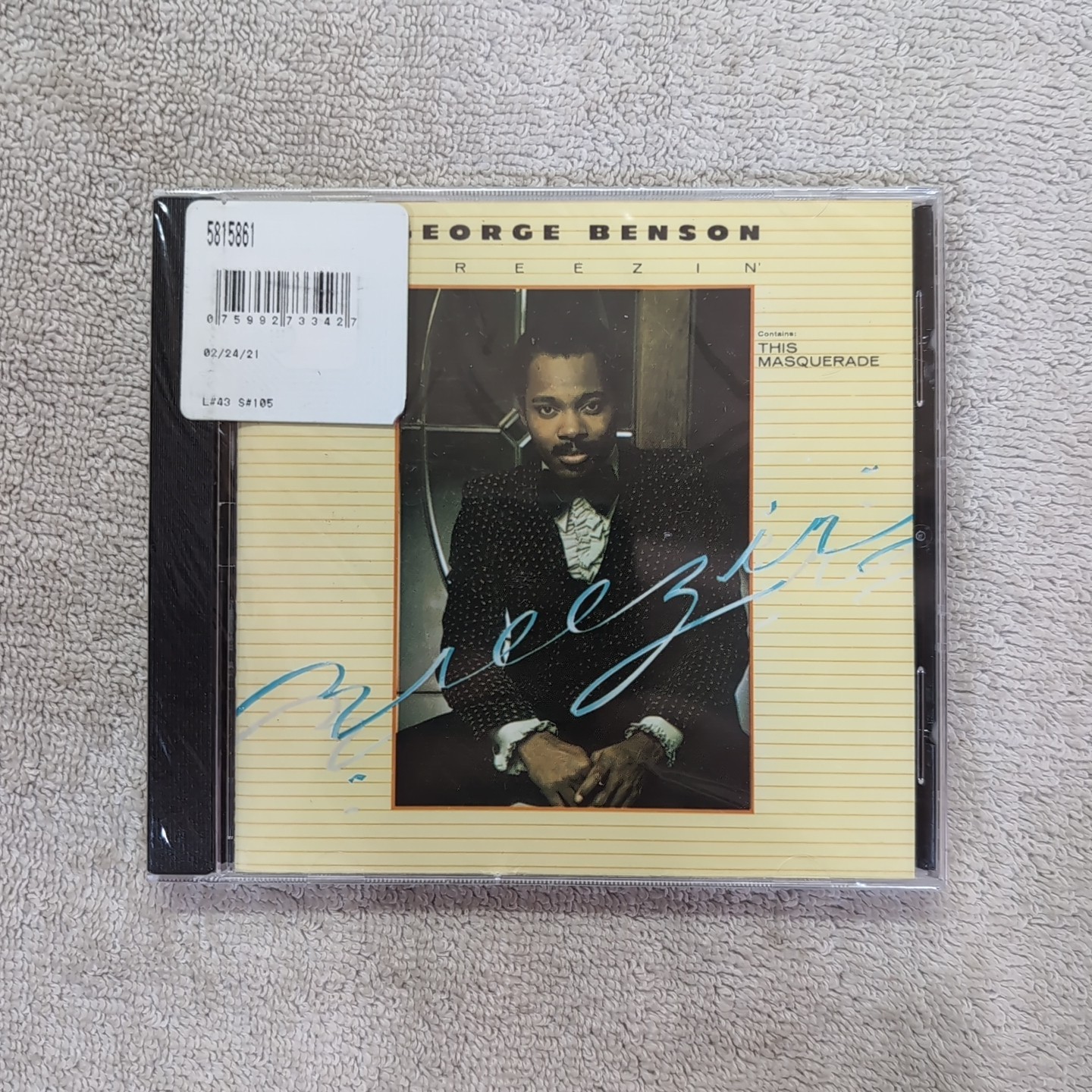 NEW George Benson Breezin CD 1990 Warner Records Masquerade Affirmation Lady