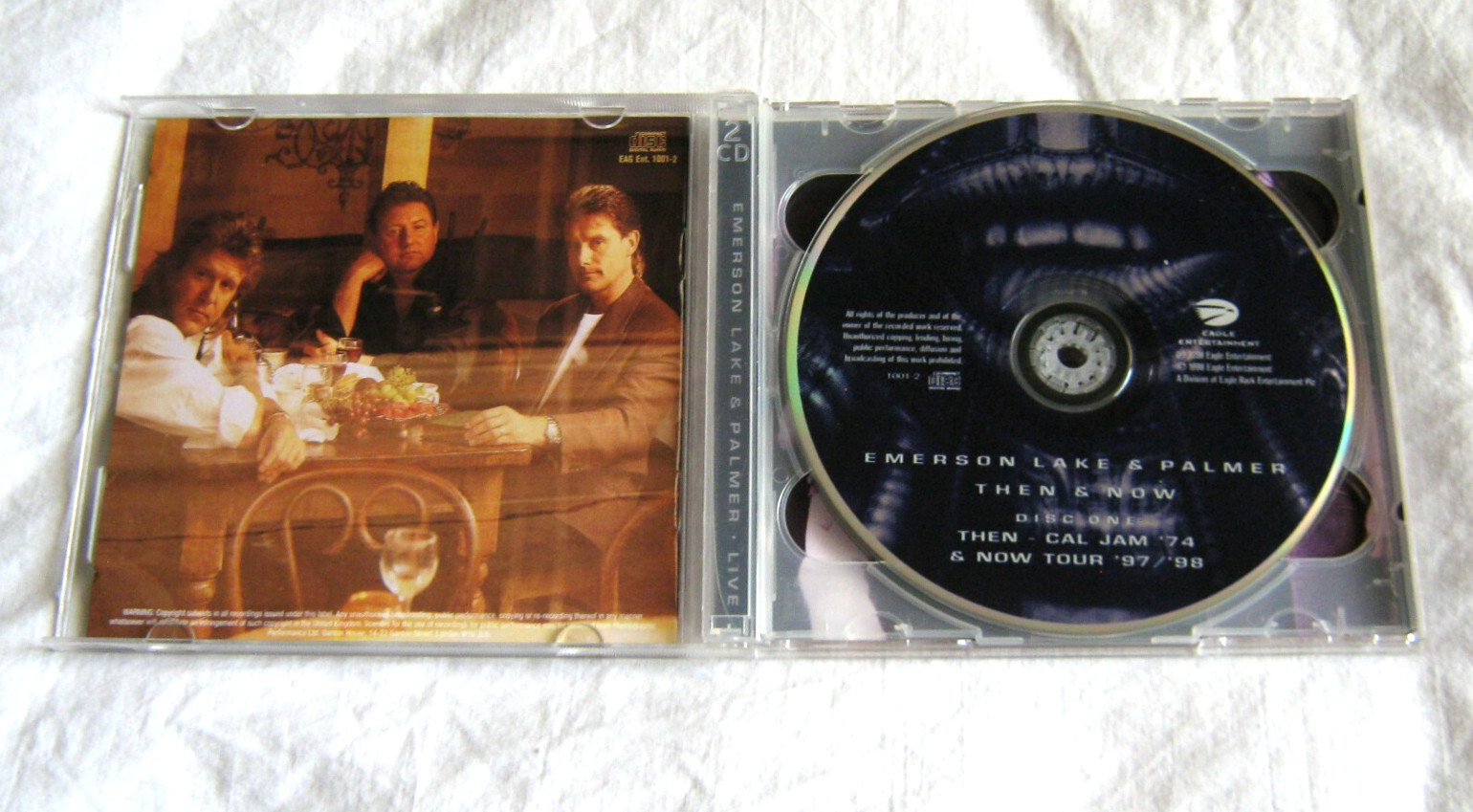 EMERSON, LAKE & PALMER - Then & Now (2 CDs) ELP Prog Rock