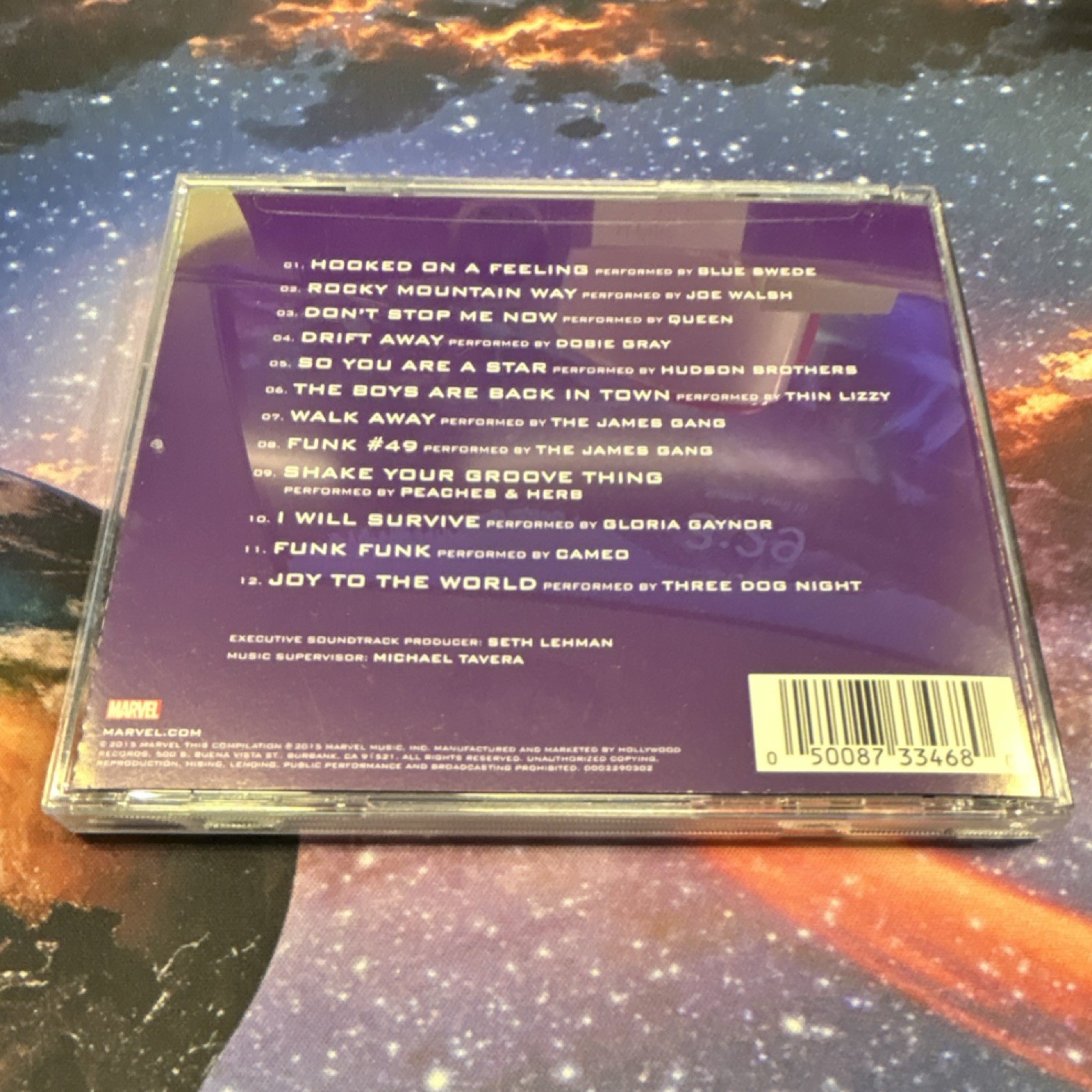 Marvel Guardians of the Galaxy Cosmic Mix Vol. 1 CD Soundtrack Rock Hollywood B…