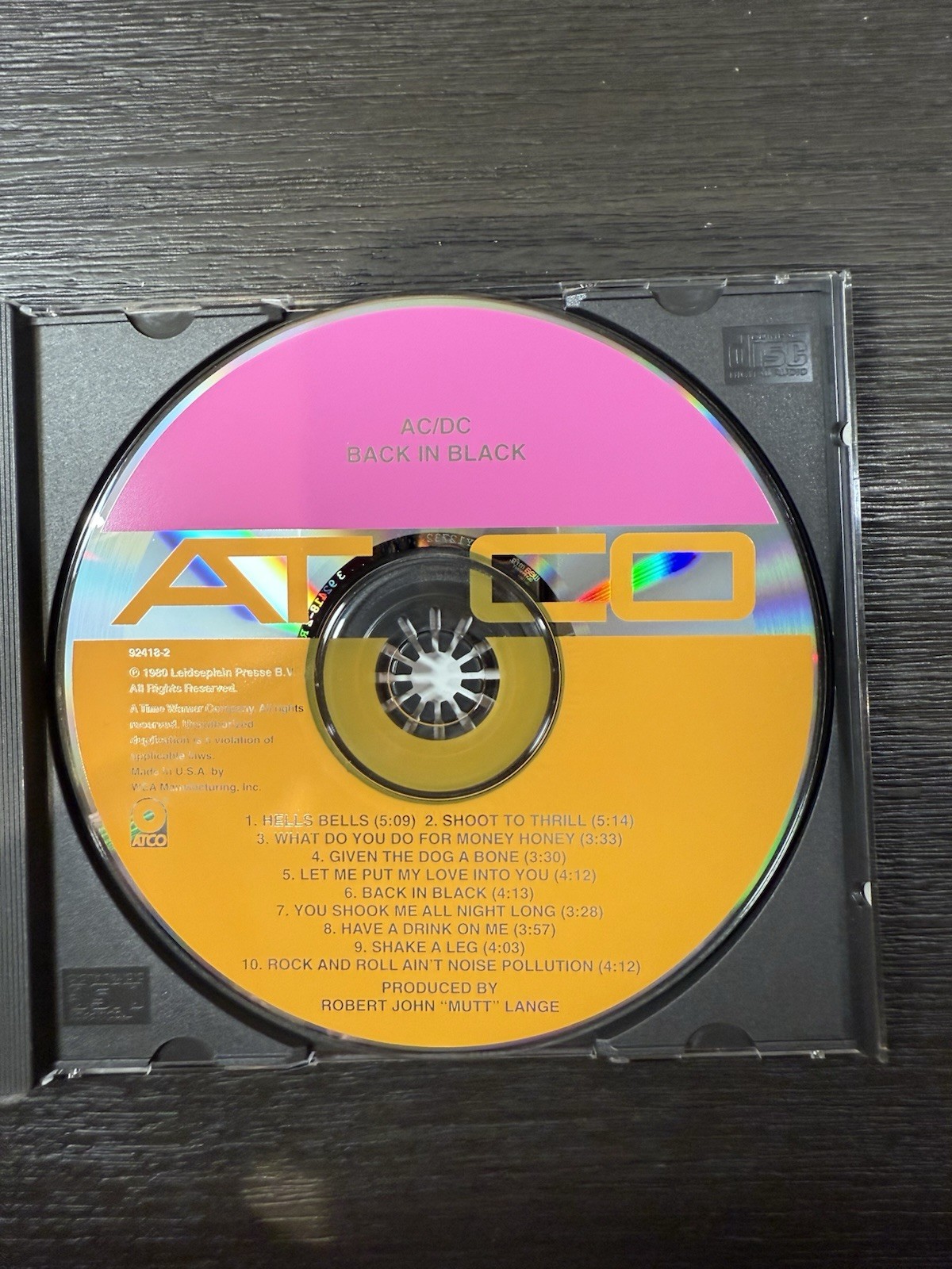 Lot of 2 - AC DV Highway to Hell & Back on Black (CD’s)