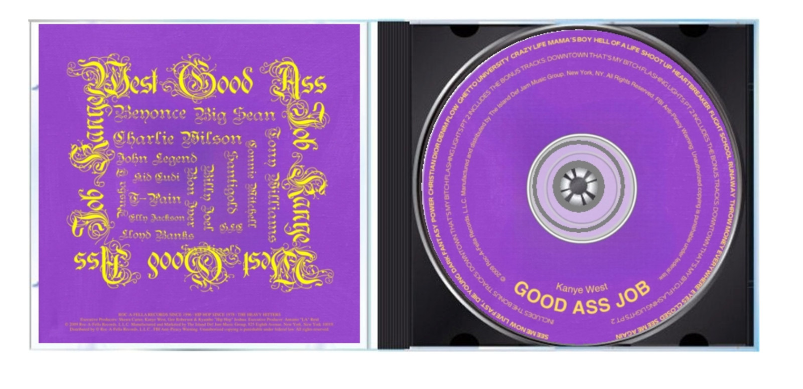 Kanye West - Good Ass Job (Bonus Tracks) - HANDCRAFTED 2 CDs - BRAND NEW SEALED