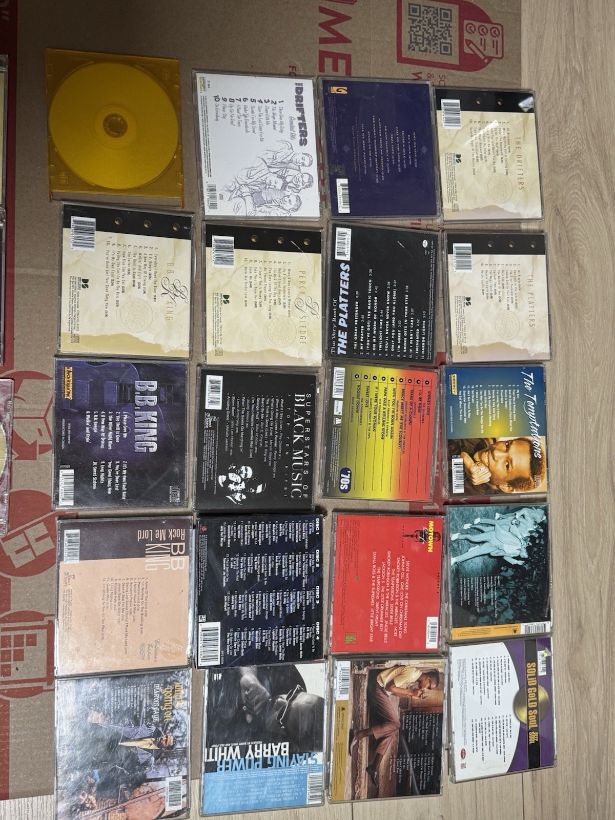 Classic Soul R&B Blues CD Lot Motown B.B. King Stevie Wonder Temptations