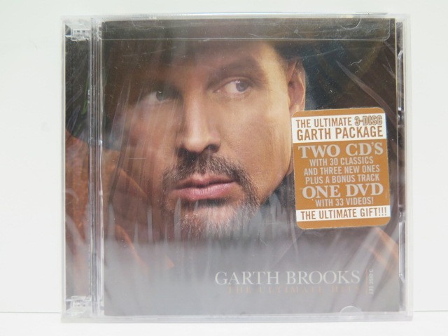 Garth Brooks The Ultimate Hits-3 Disc Set CD/DVD 2007 Pearl Records NEW SEALED!