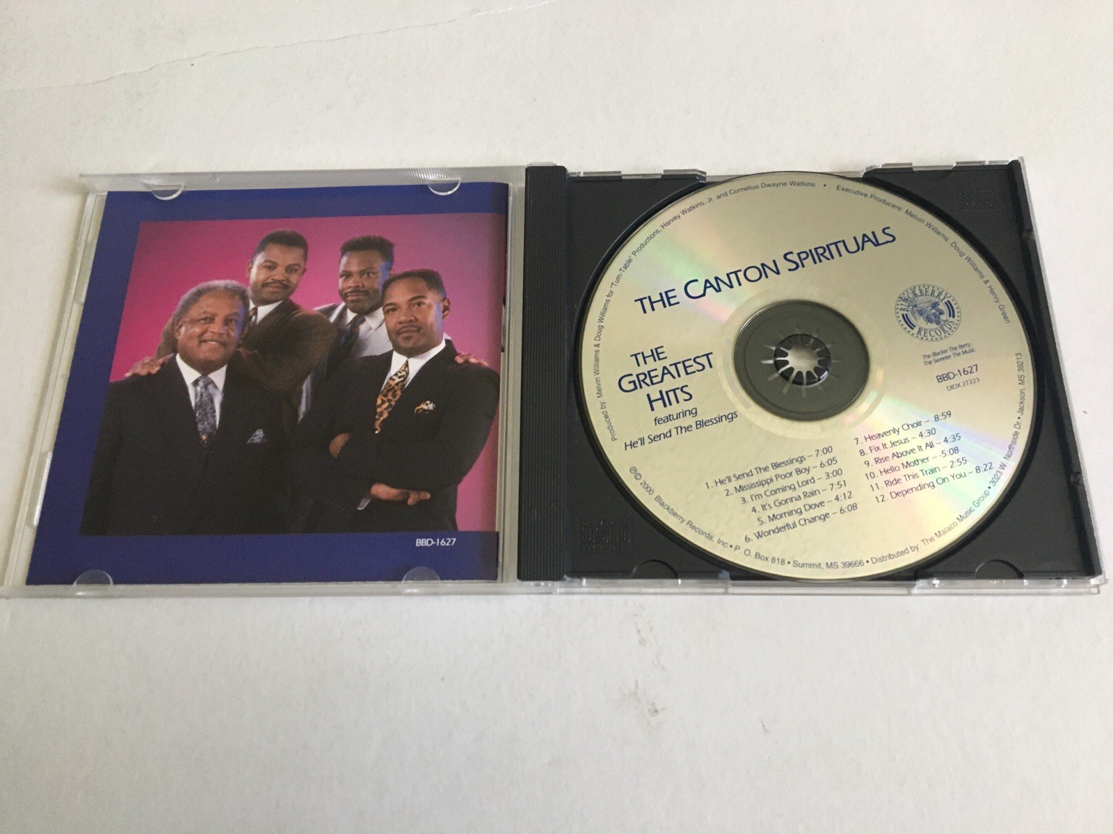 The Canton Spirituals The Greatest Hits Gospel Religious Faith Cd Blackberry