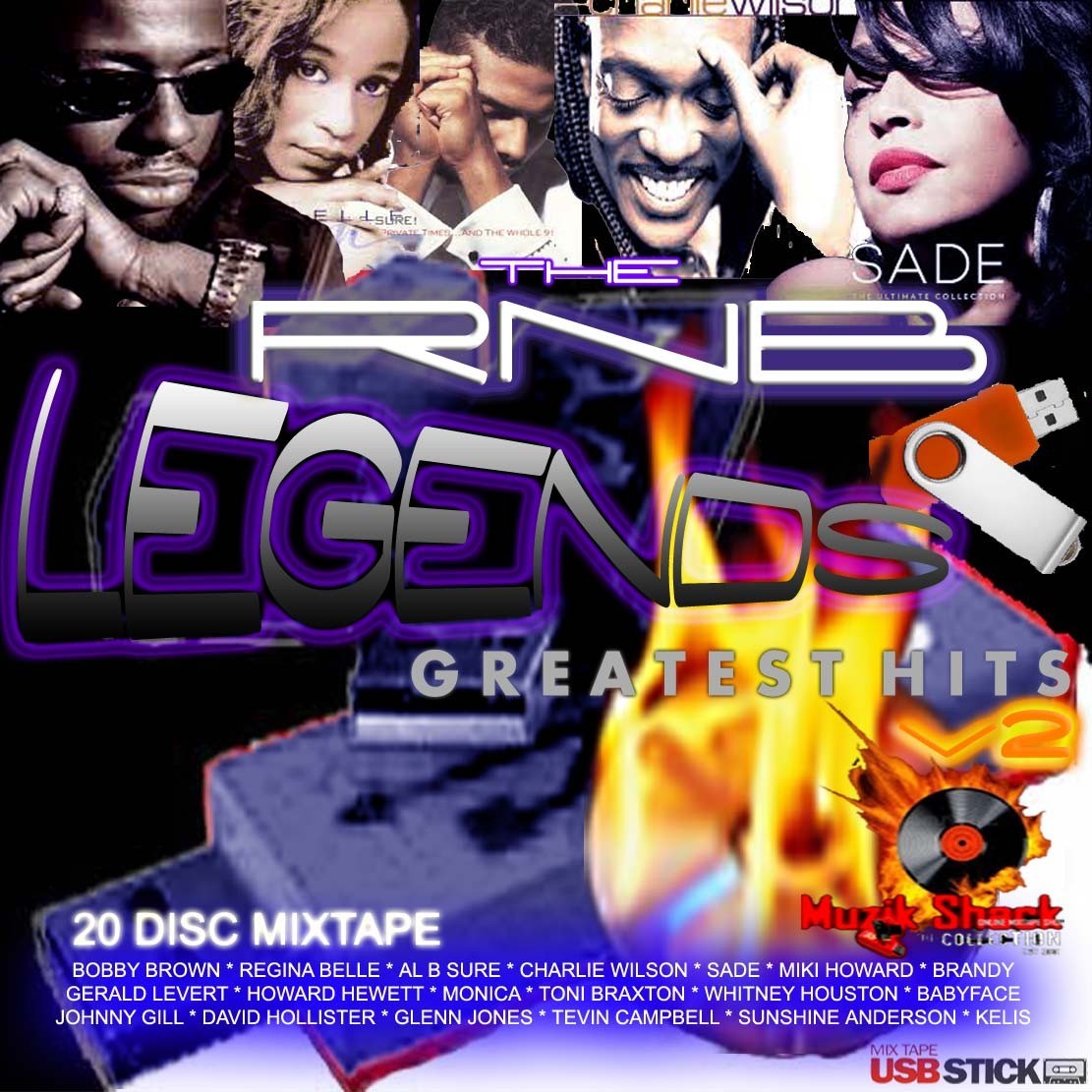 RNB HITS 20 DISC SET (USB) - VOL 2