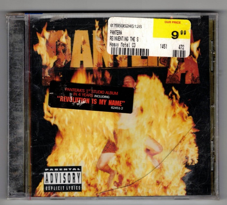 Pantera - Reinventing the Steel [PA] (CD, Mar-2000, EastWest) NEW CASE CRACK
