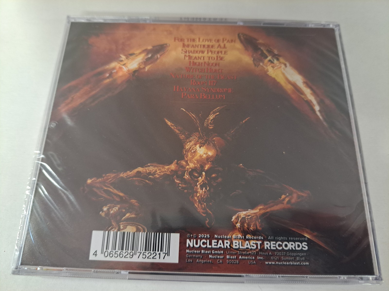 Testament Para Bellum New CD USA Heavy Metal Thrash Metal