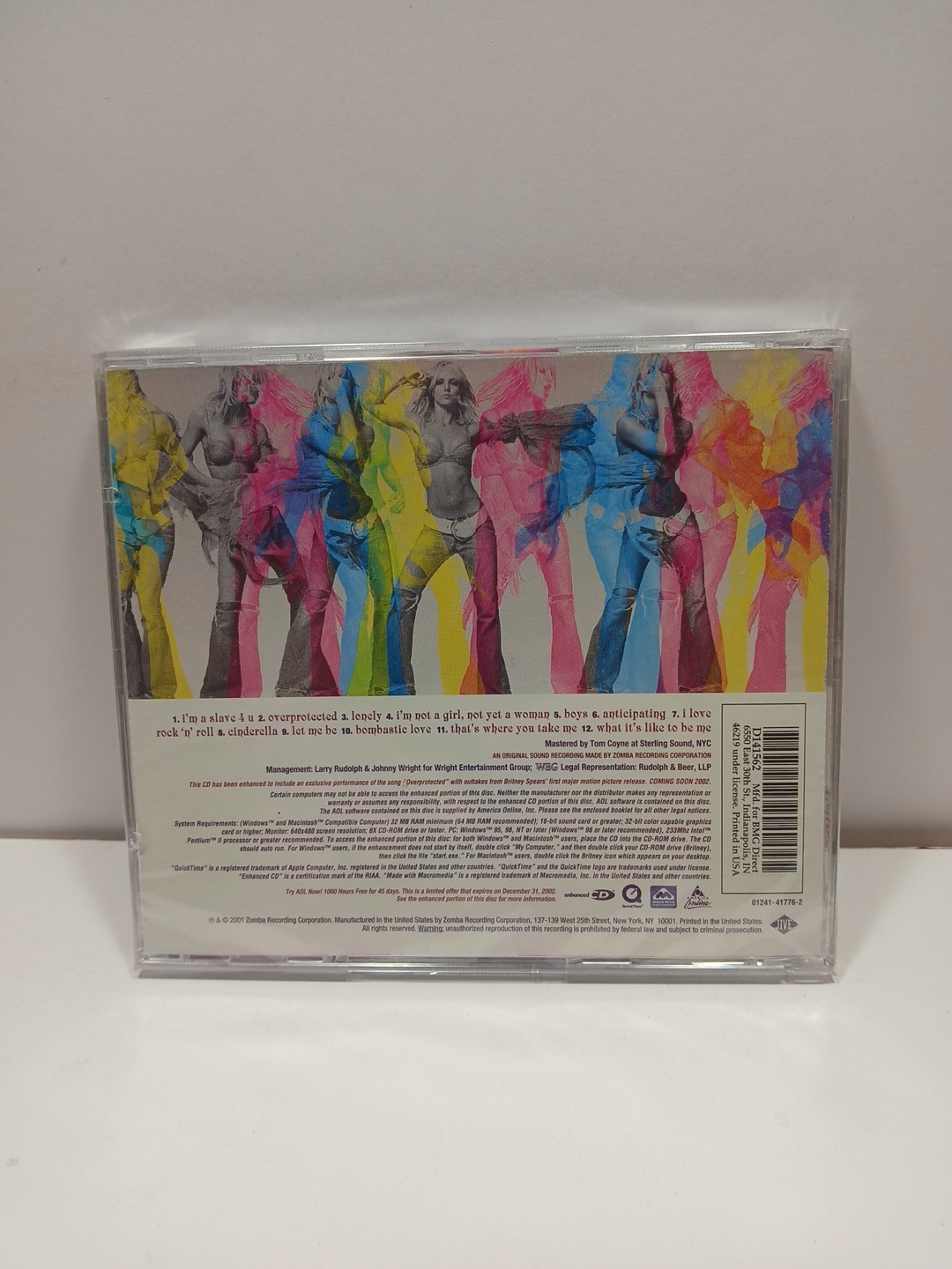 Britney Spears ‎CD Britney (2001, Jive, US) NEW!!!