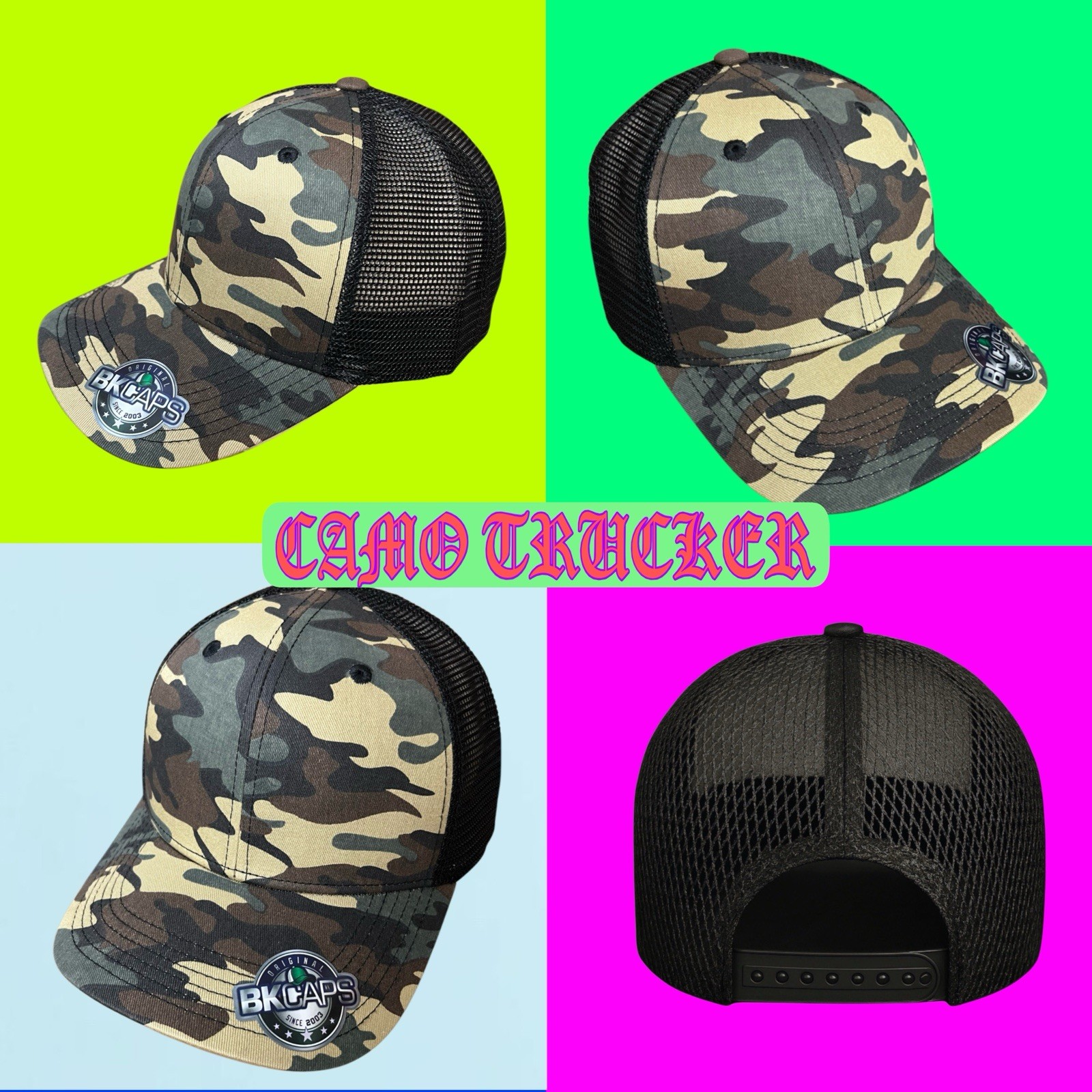 ALICE IN CHAINS CAMO TRUCKER HAT 🇺🇸 ORIGINAL SNAPBACK CAP 🇬🇧🇦🇺 🇯🇵